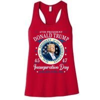 Donald Trump 47th President Inauguration 2025 Supporters Patriotic Womens Tank Top