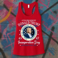 Donald Trump 47th President Inauguration 2025 Supporters Patriotic Womens Tank Top