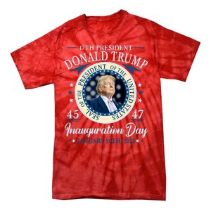 Donald Trump 47th President Inauguration 2025 Supporters Patriotic Tie-Dye T-Shirt