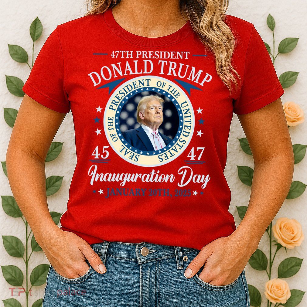 Donald Trump 47th President Inauguration 2025 Supporters Patriotic Women's T-Shirt