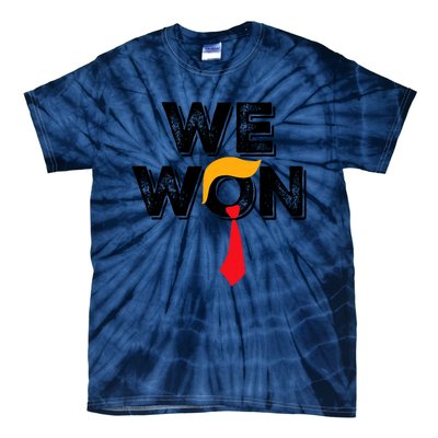 Donald Trump 47th President Jd Vance We Won Get Over It 2024 Tie-Dye T-Shirt