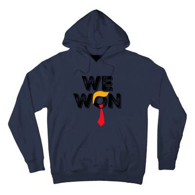 Donald Trump 47th President Jd Vance We Won Get Over It 2024 Tall Hoodie