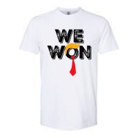 Donald Trump 47th President Jd Vance We Won Get Over It 2024 Softstyle CVC T-Shirt