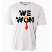 Donald Trump 47th President Jd Vance We Won Get Over It 2024 Cooling Performance Crew T-Shirt