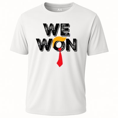 Donald Trump 47th President Jd Vance We Won Get Over It 2024 Cooling Performance Crew T-Shirt