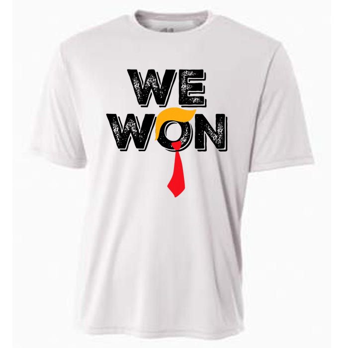 Donald Trump 47th President Jd Vance We Won Get Over It 2024 Cooling Performance Crew T-Shirt