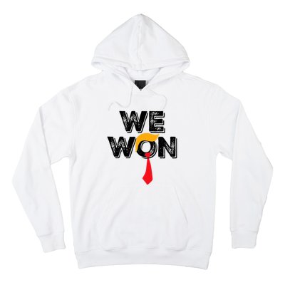 Donald Trump 47th President Jd Vance We Won Get Over It 2024 Hoodie