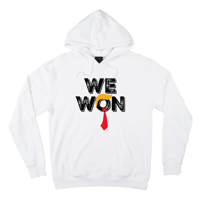 Donald Trump 47th President Jd Vance We Won Get Over It 2024 Hoodie