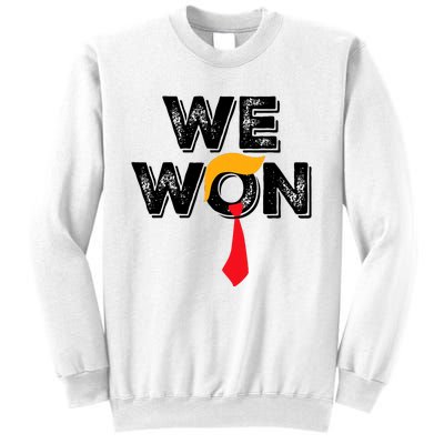 Donald Trump 47th President Jd Vance We Won Get Over It 2024 Sweatshirt