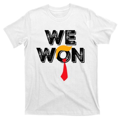 Donald Trump 47th President Jd Vance We Won Get Over It 2024 T-Shirt