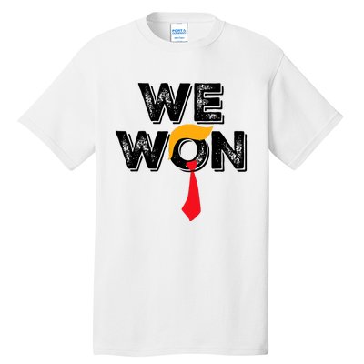 Donald Trump 47th President Jd Vance We Won Get Over It 2024 Tall T-Shirt