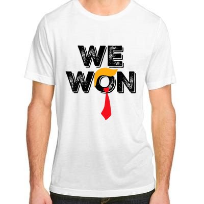 Donald Trump 47th President Jd Vance We Won Get Over It 2024 Adult ChromaSoft Performance T-Shirt