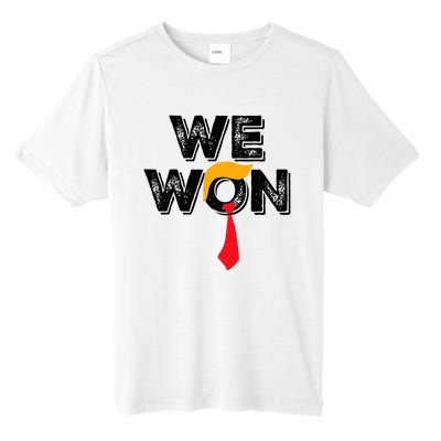 Donald Trump 47th President Jd Vance We Won Get Over It 2024 Tall Fusion ChromaSoft Performance T-Shirt