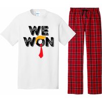 Donald Trump 47th President Jd Vance We Won Get Over It 2024 Pajama Set