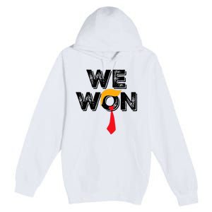 Donald Trump 47th President Jd Vance We Won Get Over It 2024 Premium Pullover Hoodie