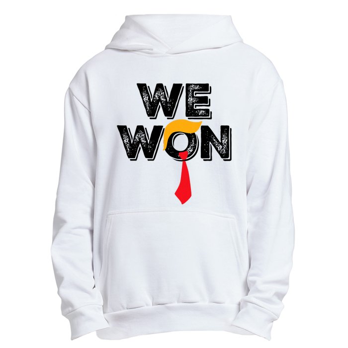 Donald Trump 47th President Jd Vance We Won Get Over It 2024 Urban Pullover Hoodie