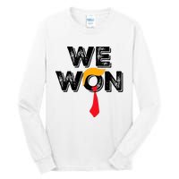 Donald Trump 47th President Jd Vance We Won Get Over It 2024 Tall Long Sleeve T-Shirt