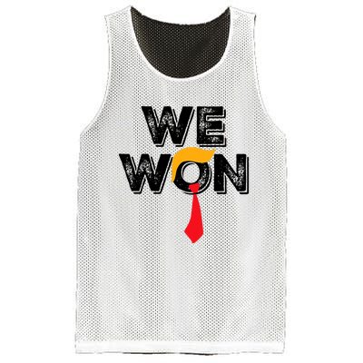 Donald Trump 47th President Jd Vance We Won Get Over It 2024 Mesh Reversible Basketball Jersey Tank