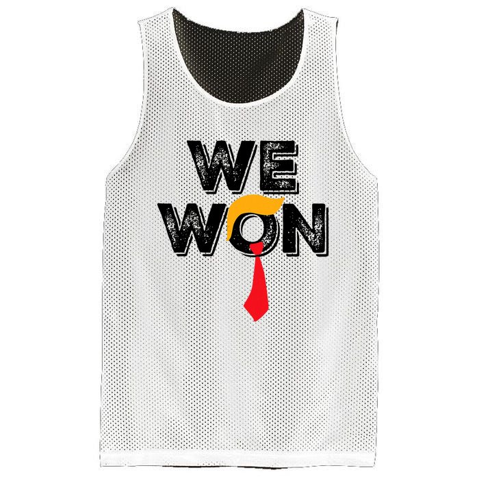 Donald Trump 47th President Jd Vance We Won Get Over It 2024 Mesh Reversible Basketball Jersey Tank