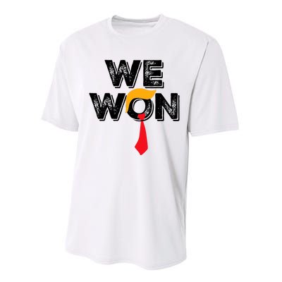 Donald Trump 47th President Jd Vance We Won Get Over It 2024 Performance Sprint T-Shirt