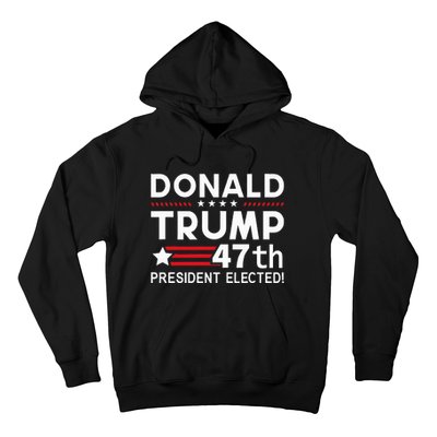 Donald Trump 47th President Elected Inauguration Day 2025 Hoodie