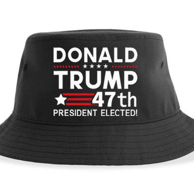 Donald Trump 47th President Elected Inauguration Day 2025 Sustainable Bucket Hat