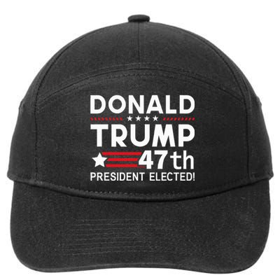 Donald Trump 47th President Elected Inauguration Day 2025 7-Panel Snapback Hat