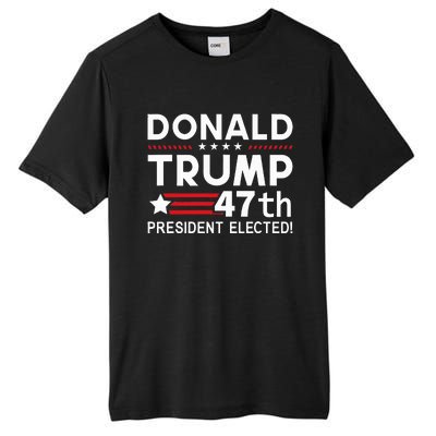 Donald Trump 47th President Elected Inauguration Day 2025 Tall Fusion ChromaSoft Performance T-Shirt