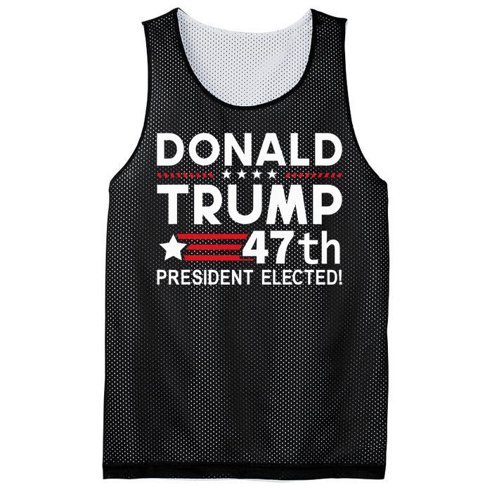 Donald Trump 47th President Elected Inauguration Day 2025 Mesh Reversible Basketball Jersey Tank