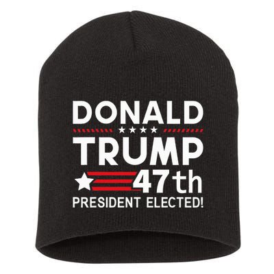 Donald Trump 47th President Elected Inauguration Day 2025 Short Acrylic Beanie