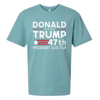 Donald Trump 47th President Elected Inauguration Day 2025 Sueded Cloud Jersey T-Shirt