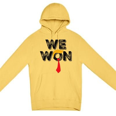 Donald Trump 47th President Jd Vance We Won Get Over It 2024 Premium Pullover Hoodie