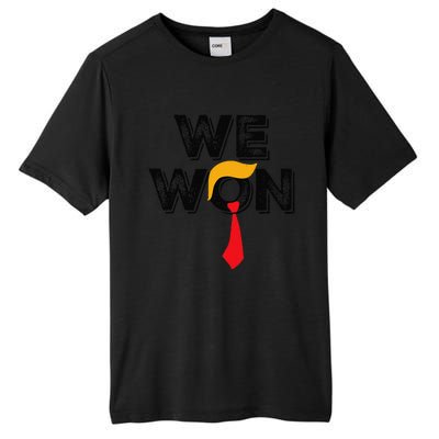 Donald Trump 47th President Jd Vance We Won Get Over It 2024 Tall Fusion ChromaSoft Performance T-Shirt