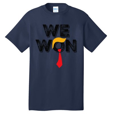 Donald Trump 47th President Jd Vance We Won Get Over It 2024 Tall T-Shirt