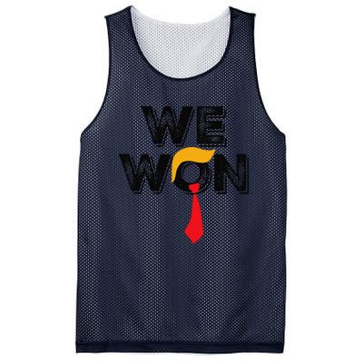 Donald Trump 47th President Jd Vance We Won Get Over It 2024 Mesh Reversible Basketball Jersey Tank