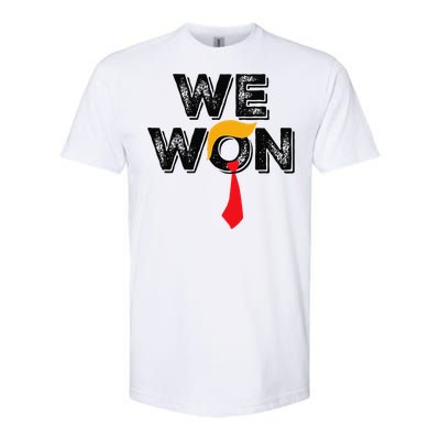 Donald Trump 47th President Jd Vance We Won Get Over It 2024 Softstyle CVC T-Shirt