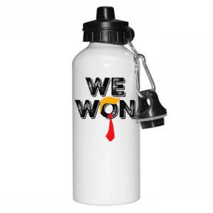 Donald Trump 47th President Jd Vance We Won Get Over It 2024 Aluminum Water Bottle