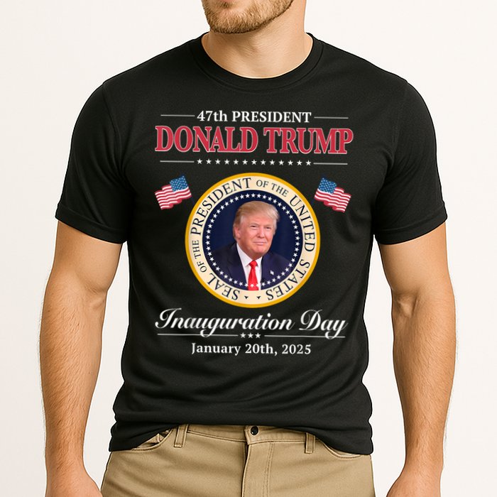 Donald Trump 47th President Inauguration 2025 Supporters Cooling Performance Crew T-Shirt
