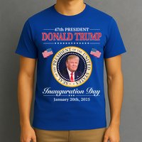 Donald Trump 47th President Inauguration 2025 Supporters T-Shirt