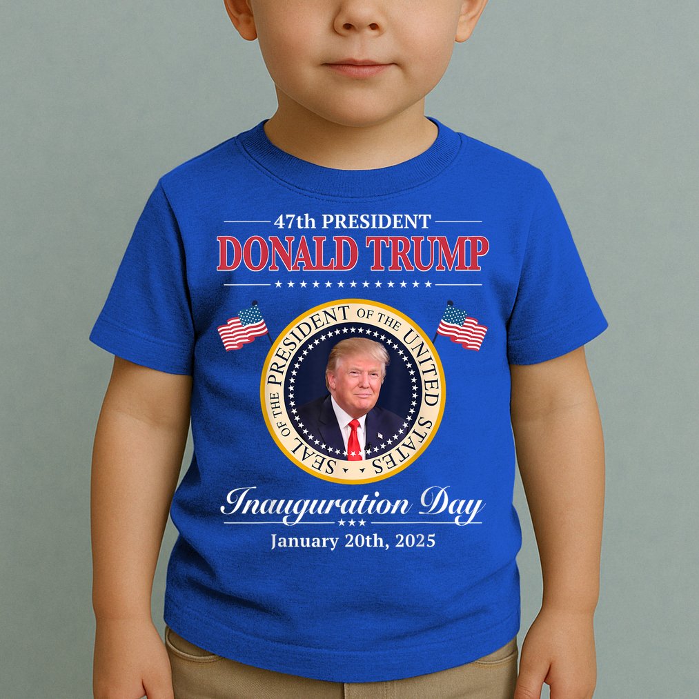 Donald Trump 47th President Inauguration 2025 Supporters Toddler T-Shirt