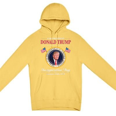 Donald Trump 47th President Inauguration 2025 Supporters Premium Pullover Hoodie