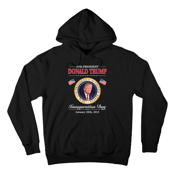 Donald Trump 47th President Inauguration 2025 Supporters Hoodie