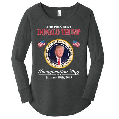 Donald Trump 47th President Inauguration 2025 Supporters Women's Perfect Tri Tunic Long Sleeve Shirt