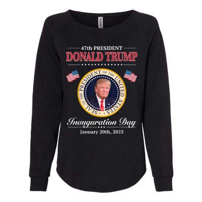 Donald Trump 47th President Inauguration 2025 Supporters Womens California Wash Sweatshirt