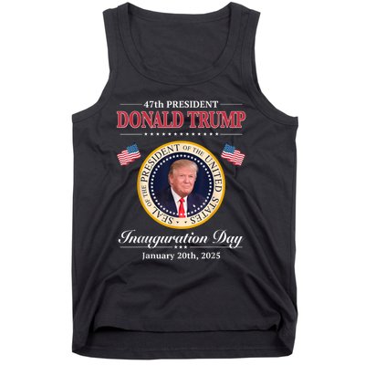 Donald Trump 47th President Inauguration 2025 Supporters Tank Top