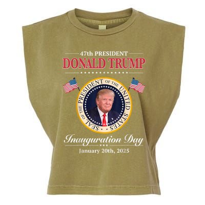 Donald Trump 47th President Inauguration 2025 Supporters Garment-Dyed Women's Muscle Tee