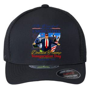 Donald Trump 47th President Inauguration 2025 Supporters Flexfit Unipanel Trucker Cap