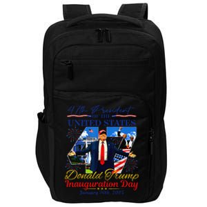 Donald Trump 47th President Inauguration 2025 Supporters Impact Tech Backpack