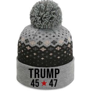 Donald Trump 45 47th President The Baniff Cuffed Pom Beanie