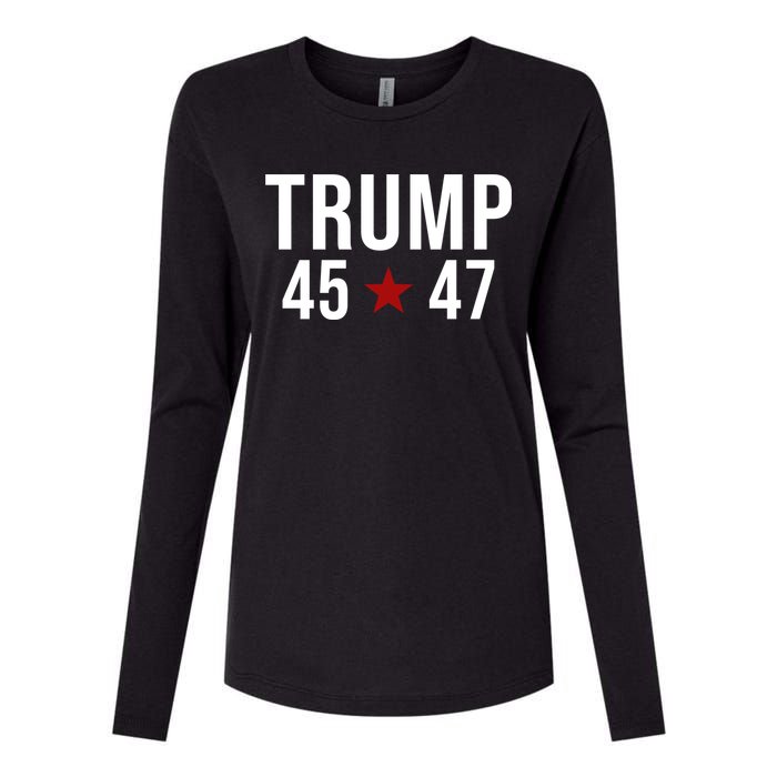 Donald Trump 45 47th President Womens Cotton Relaxed Long Sleeve T-Shirt